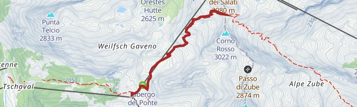 Route map: Col d’Olen